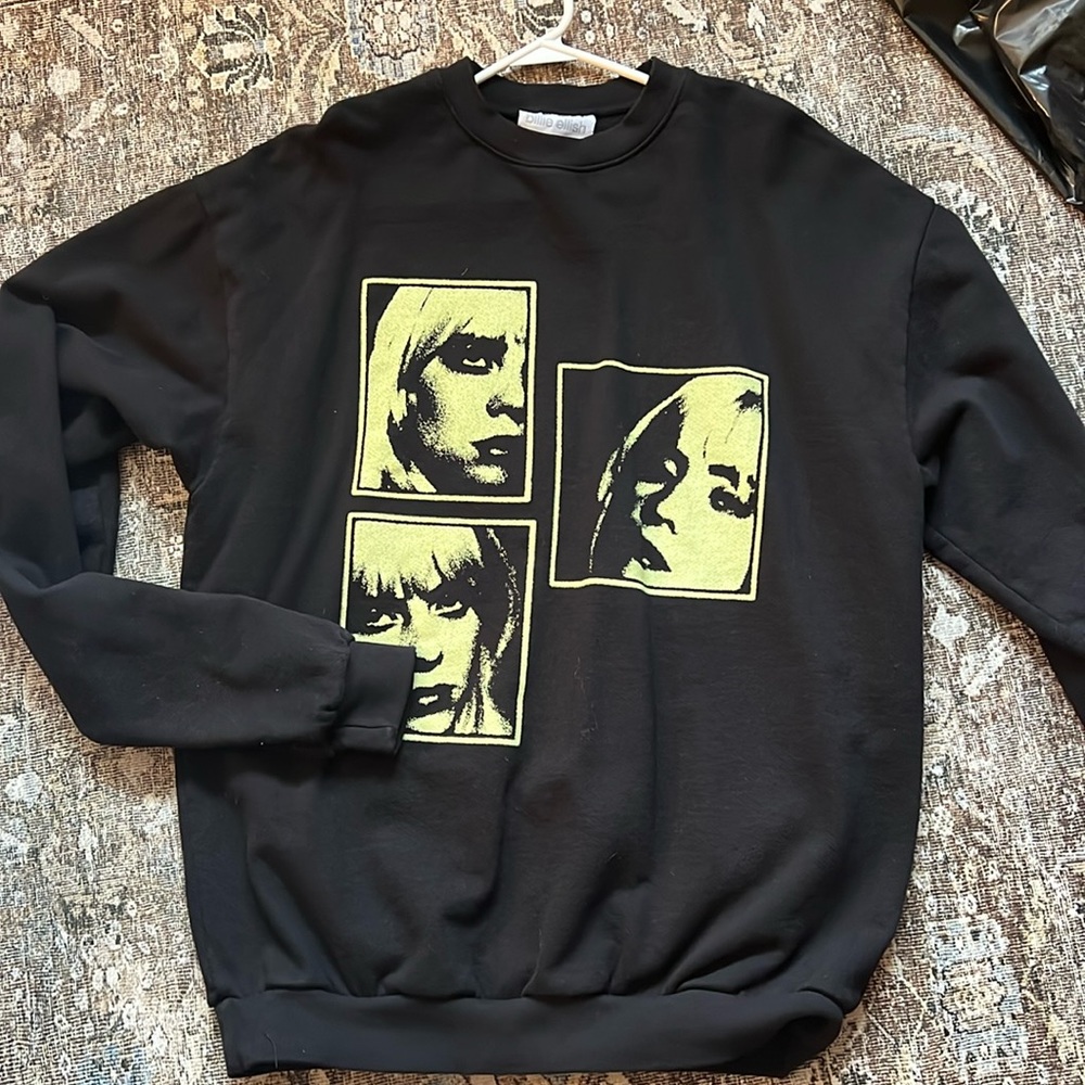 Billie Eilish Happier Than Ever World Tour 2022 crewneck